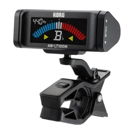 AFINADOR KORG AW LT100M CLIP ON TUNER, con pinza más grande