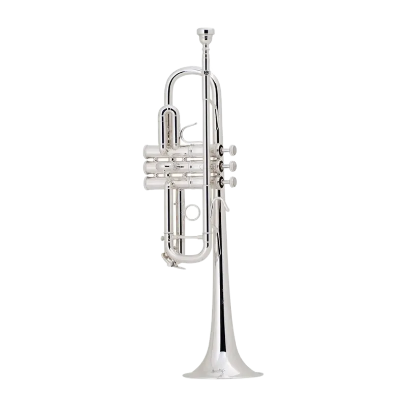 Trompete em Dó Bach C180L Chicago Silver - Sanganxa.com
