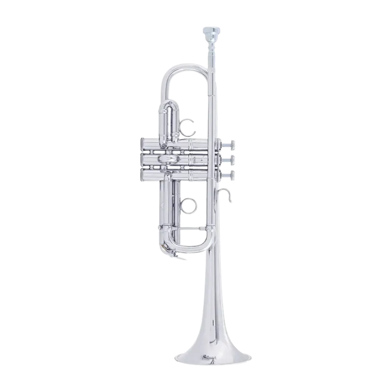 Trompete em Dó Bach AC190 S Artisan Prateado - Sanganxa.com