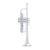 TROMPETE EM DÓ BACH AC190 S ARTISAN PRATEADO