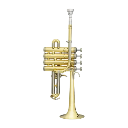 Trompete Piccolo B&S 3131/2 L Lacado Bb/A - Sanganxa.com