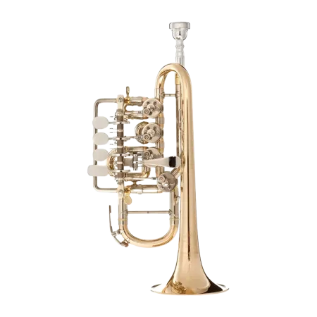 Trompete Piccolo J.Scherzer 8111 L Lacado Bb/A - Sanganxa.com