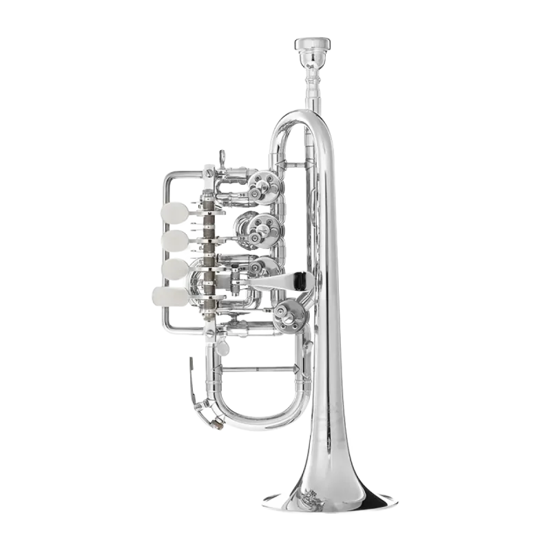 Trompete Piccolo J.Scherzer 8111 ST Prata Bb/A - Sanganxa.com
