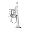 TROMPETA PICCOLO J. SCHERZER 8111G PLATEADO SIB/LA