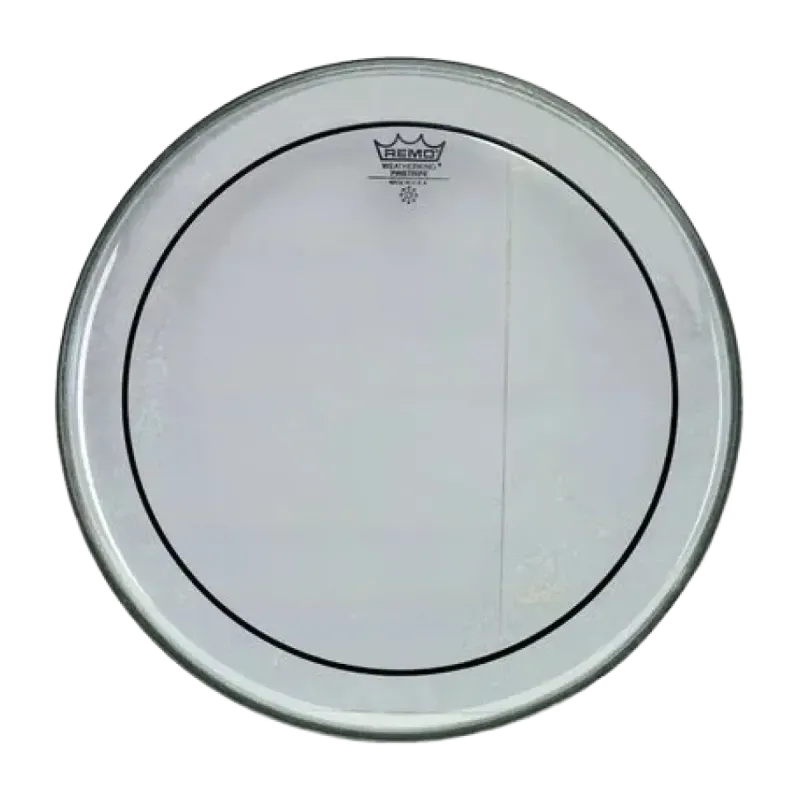 PARCHE 14" REMO PINSTRIPE TRANSPARENTE