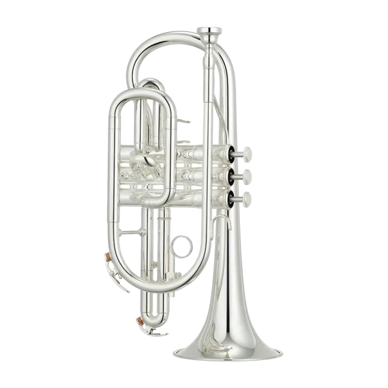 yamaha ycr 2330iii cornet bb banhado a prata | sanganxa music store