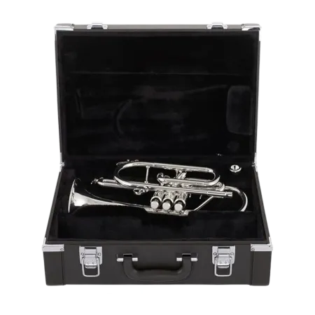 yamaha ycr 4330 gs ii cornet bb banhado a prata | sanganxa music store