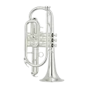 yamaha ycr 4330 gs ii cornet bb banhado a prata | sanganxa music store