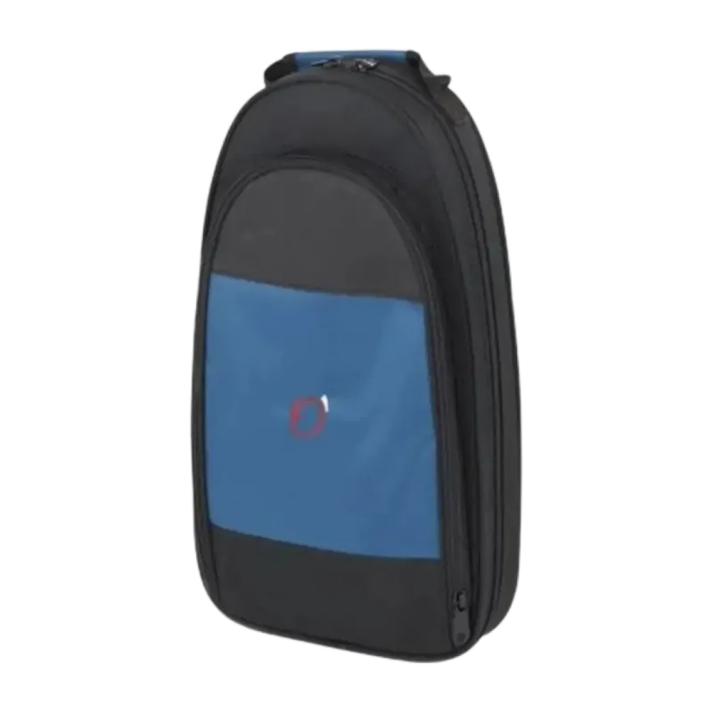 Estojo para flauta e flautim Ortola 8440 FSH Preto/Azul - Saganxa.com