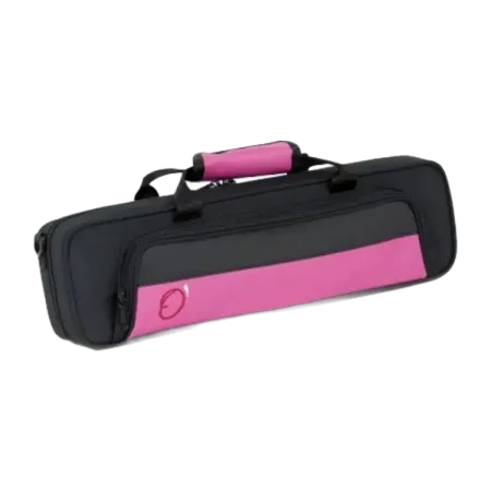 Estojo para flauta transversal Ortola 8420 FSH Preto/Fuchsia Sanganxa