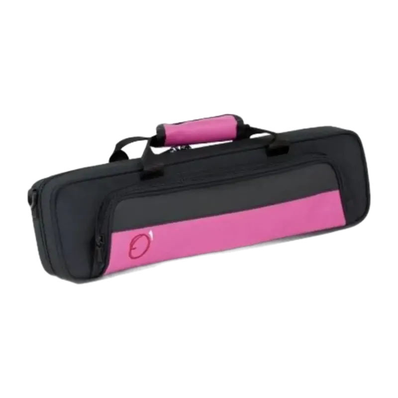 Estojo para flauta transversal Ortola 8420 FSH Preto/Fuchsia Sanganxa