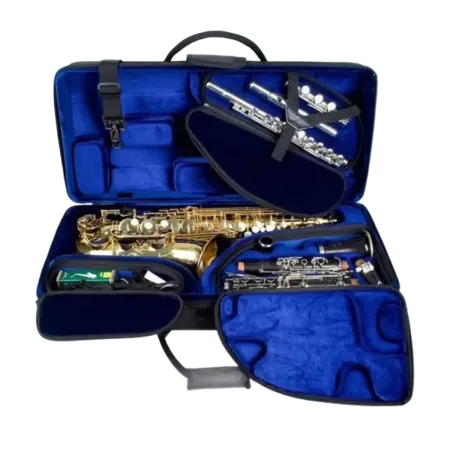 Sax Alto Clarinete Clarinete Flauta Estojo Protec TRI-PAC - Sanganxa.com