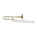 Trombone Hagmann Free Flow Lacado F/F Bb Bach 42 AG - Sanganxa.com