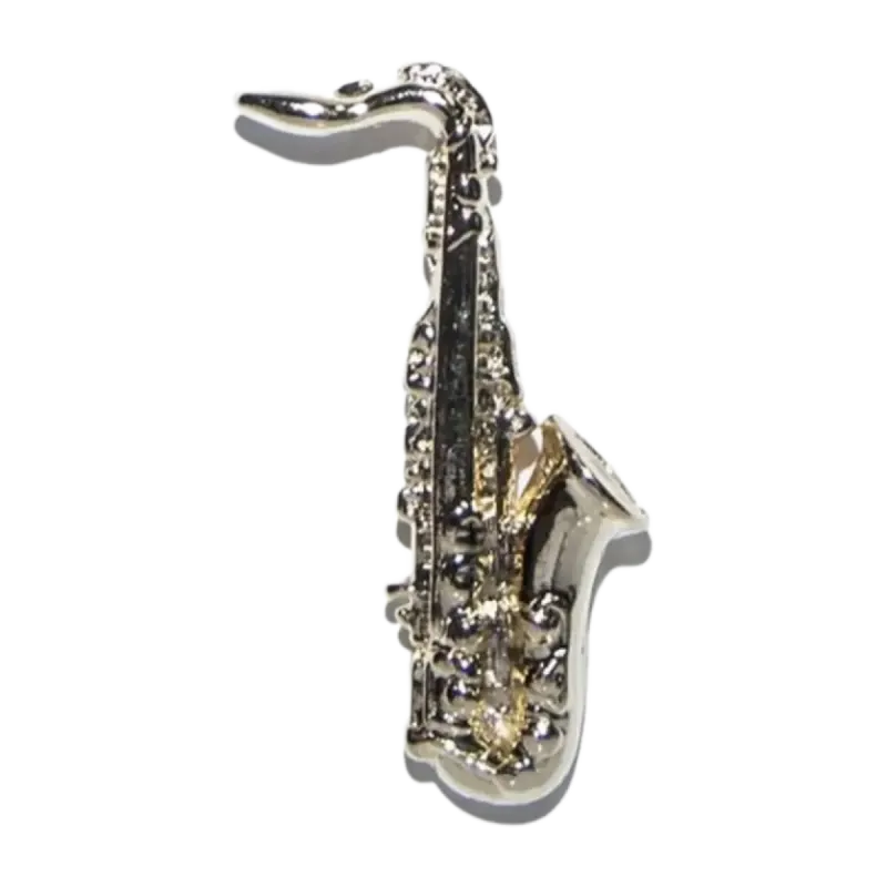 Saxofone de pino GMusical Acabamento em níquel - Sanganxa.com