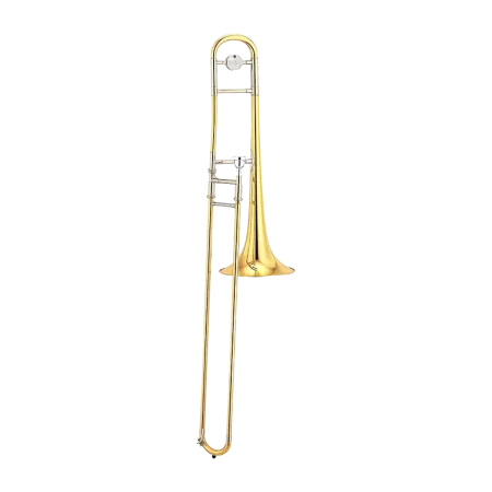 Trombone simples lacado de diâmetro largo Yamaha YSL610 - Sanganxa.com