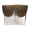 saco 2 boquilhas para trompa kgubrass pele castanha | sanganxa music store