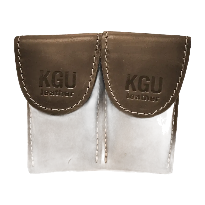 saco 2 boquilhas para trompa kgubrass pele castanha | sanganxa music store