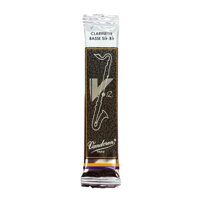 Palheta para clarinete baixo Vandoren V12 - Sanganxa.com