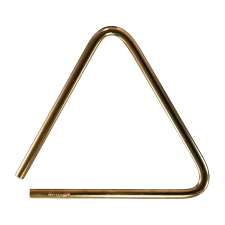 triângulo grover trb5 5" bronze - sanganxa music store