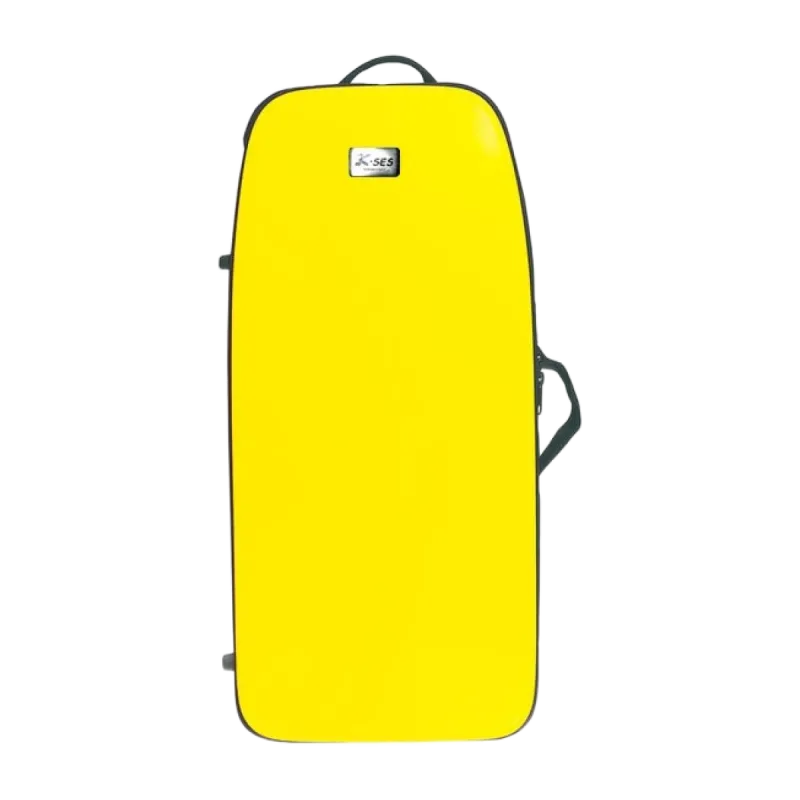 K-Ses Premium Compac Gloss Yellow Alto Saxophone Case - Sanganxa.com