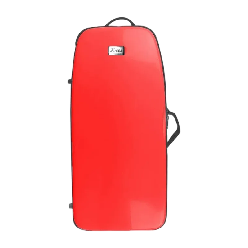 Estojo para saxofone alto K-Ses Premium Compac Gloss Red - Sanganxa.com