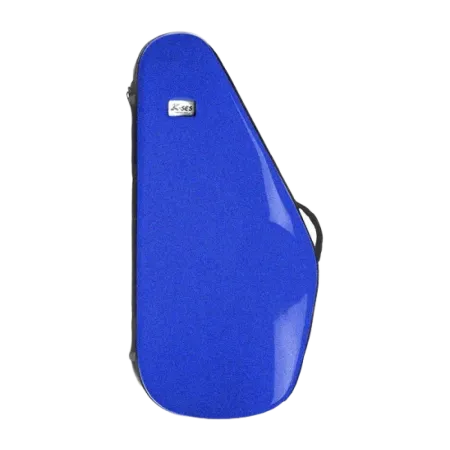 ESTUCHE K-SES PREMIUM FORMA AZUL METALIZADO SAXO ALTO - 1