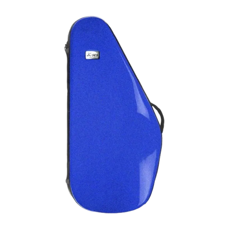 Estojo para saxofone alto K-Ses Premium Shape Azul Metálico - Sanganxa.com