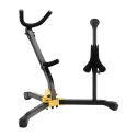 suporte para saxofone alto e soprano hercules ds533bb - sanganxa music store