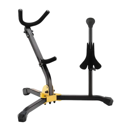 suporte para saxofone alto e soprano hercules ds533bb - sanganxa music store