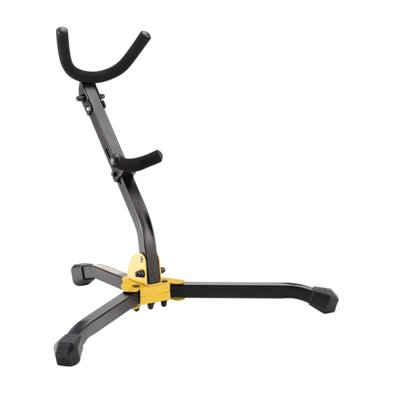 suporte para saxofone alto ou tenor hercules ds530b - sanganxa music store