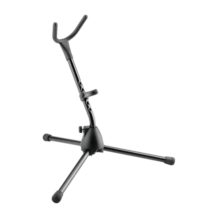 suporte para saxofone alto ou tenor k&m mod 14300 - sanganxa music store