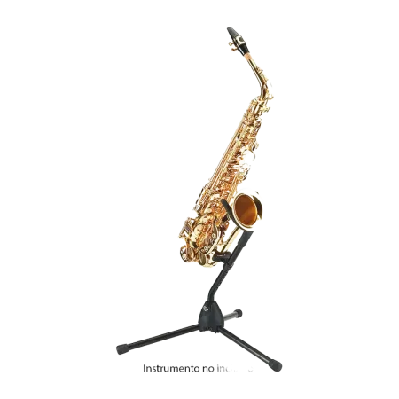 suporte para saxofone alto ou tenor k&m mod 14300 - sanganxa music store