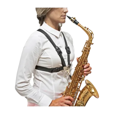 bg s41msh arnês para saxofone mulher -sanganxa music store