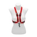arnês para saxofone bg s419sh vermelho mulher - sanganxa music store