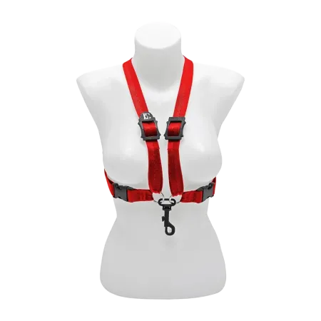 arnês para saxofone bg s419sh vermelho mulher - sanganxa music store