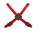 arnês para saxofone bg s419sh vermelho mulher - sanganxa music store