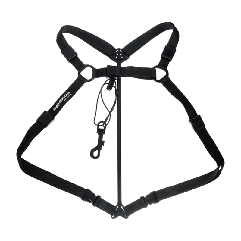 arnês para saxofone zappatini sintesys regular - sanganxa music store