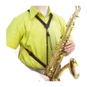 arnês para saxofone zappatini sintesys regular - sanganxa music store