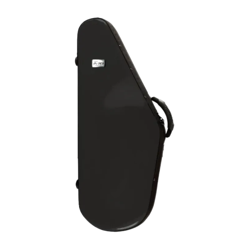 K-Ses Estojo Premium Preto Mate para Saxofone Tenor Forma - Sanganxa.com