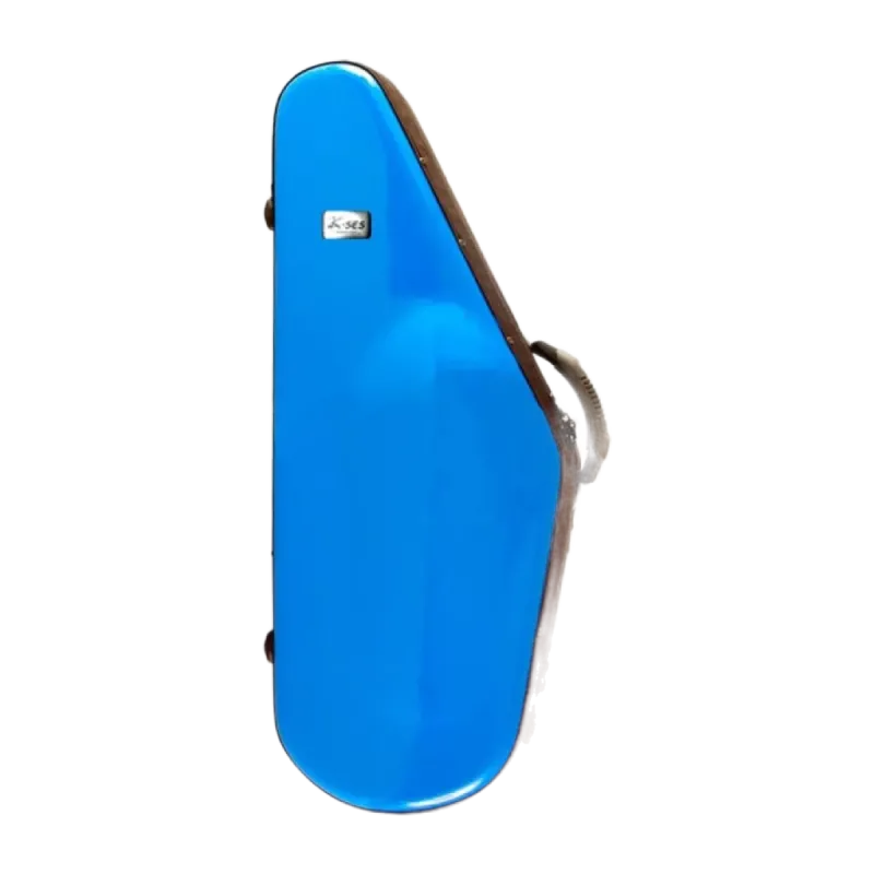 Estojo para saxofone tenor K-Ses Premium Blue Shine - Forma - Sanganxa.com