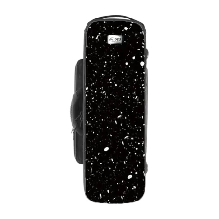 Estojo para saxofone soprano K-Ses Premium Fusion Preto Brilhante - Sanganxa.com