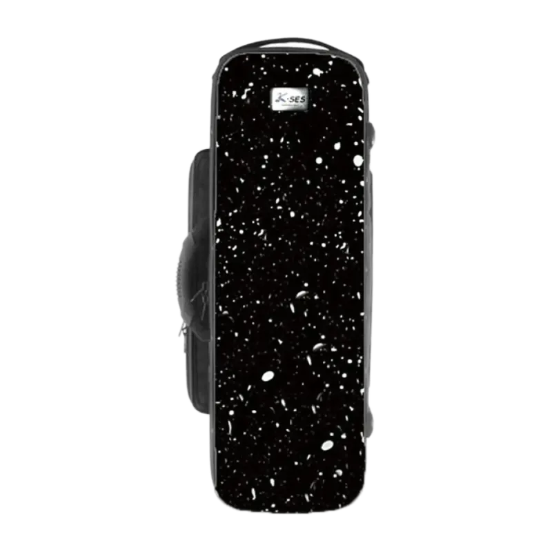 Estojo para saxofone soprano K-Ses Premium Fusion Preto Brilhante - Sanganxa.com
