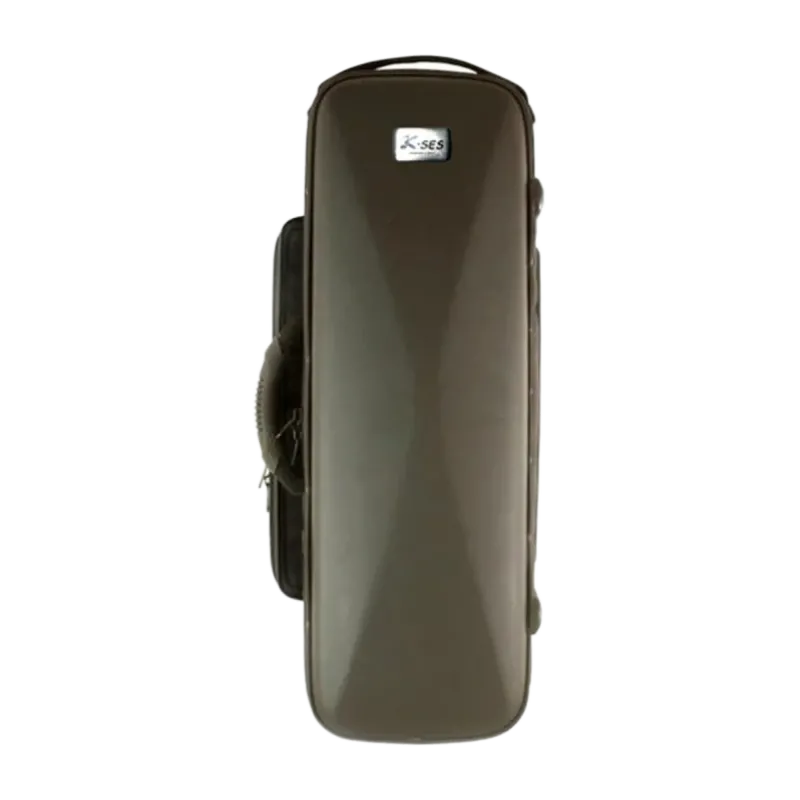 Estojo para saxofone soprano K-Ses Premium Preto Brilhante - Sanganxa.com