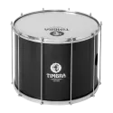 Surdo Timbra 20 "x40cm Ti5916 10 Div Alumínio preto mate - Sanganxa.com