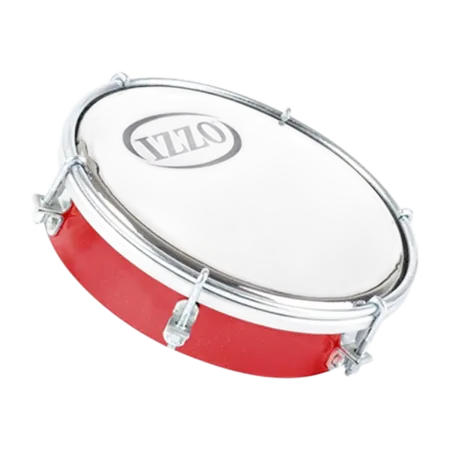 TAMBORIM IZZO 6" ABS ROJO IZ3691