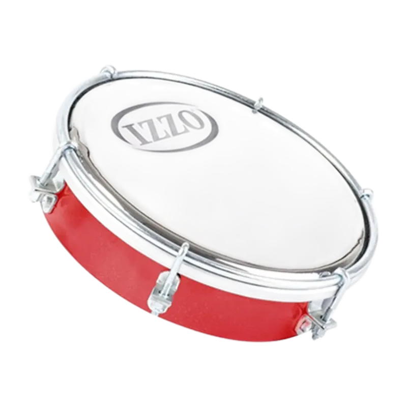 Tamborim Izzo 6" Abs Vermelho Iz3691 - Sanganxa.com