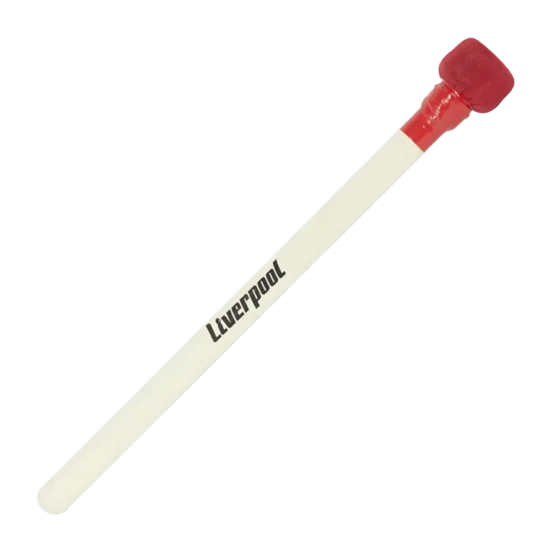 Mace Surdo Olodum Liverpool Madeira Mc45 Bola Vermelha Liverpool - Sanganxa.com