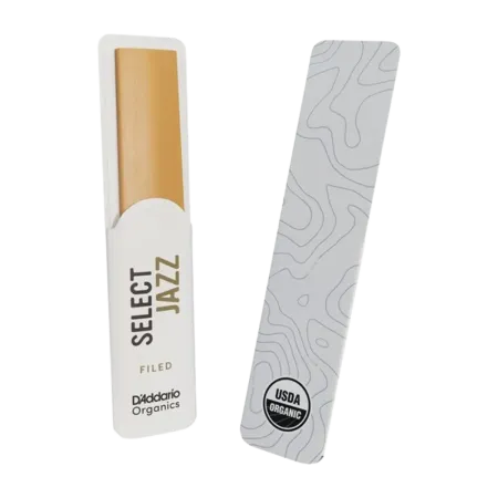 Palheta para Saxofone Tenor D'addario Organic Select Jazz Filed - Palheta para Saxofone Tenor D'addario Organic Select Jazz File