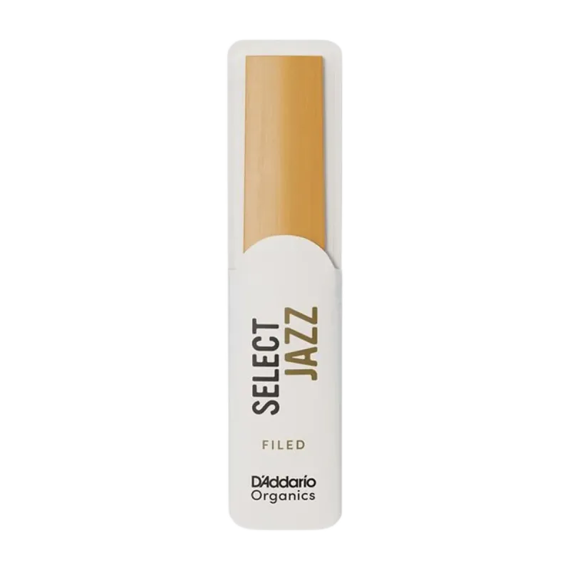 D'addario Organic Select Jazz Filed - Palheta para Saxofone Barítono - D'addario Organic Select Jazz Filed Sanganxa.com