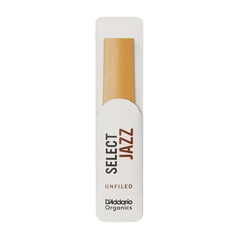 D'addario Organic Select Jazz Unfiled - Palheta para Saxofone Tenor Sanganxa.com